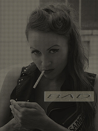 bad girl poster