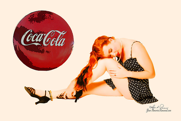 Coca Cola pinup