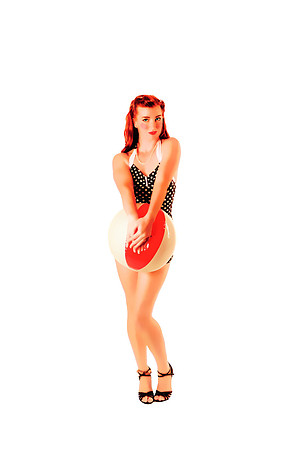 pinupbeachballmodel